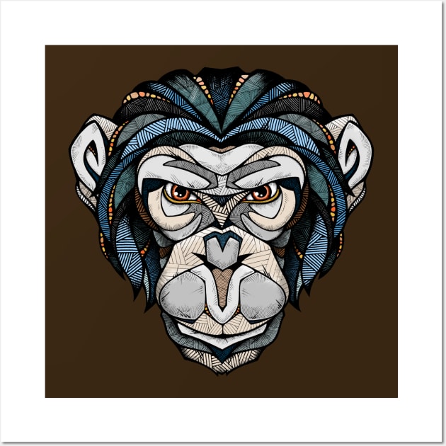 Chimp Wall Art by AndreasPreis